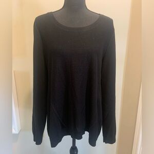 Witchery Black Sweater with white detail